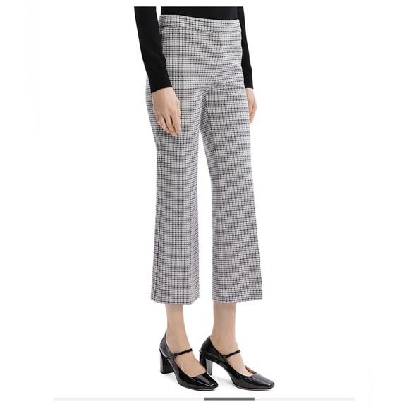 Theory Houndstooth cropped B&W NWT size ten cropped pants. - Picture 9 of 15